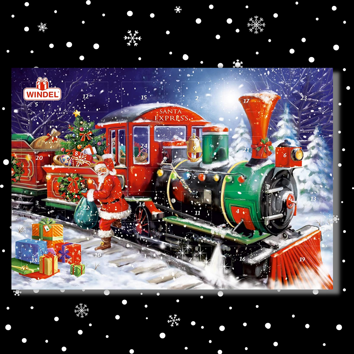 Jumbo Advent Calendar Windel Santa Express Sweet Expressions Jumbo Advent Calendar Windel Santa Express Sweet Expressions