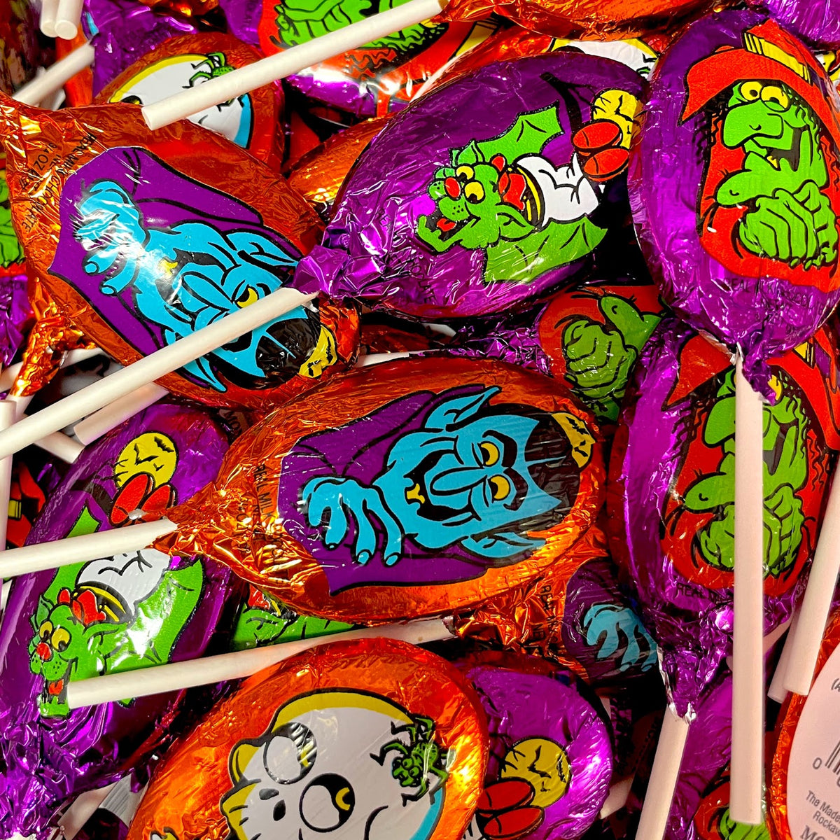 Halloween Creature Foiled Chocolate Lollipop Sweet Expressions