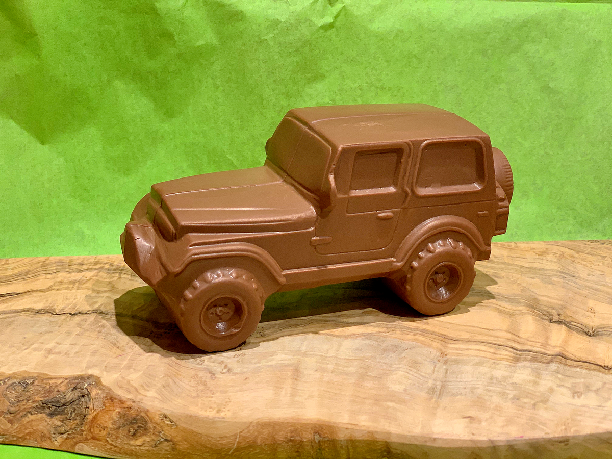 Chocolate Jeep Wrangler 3D Sweet Expressions