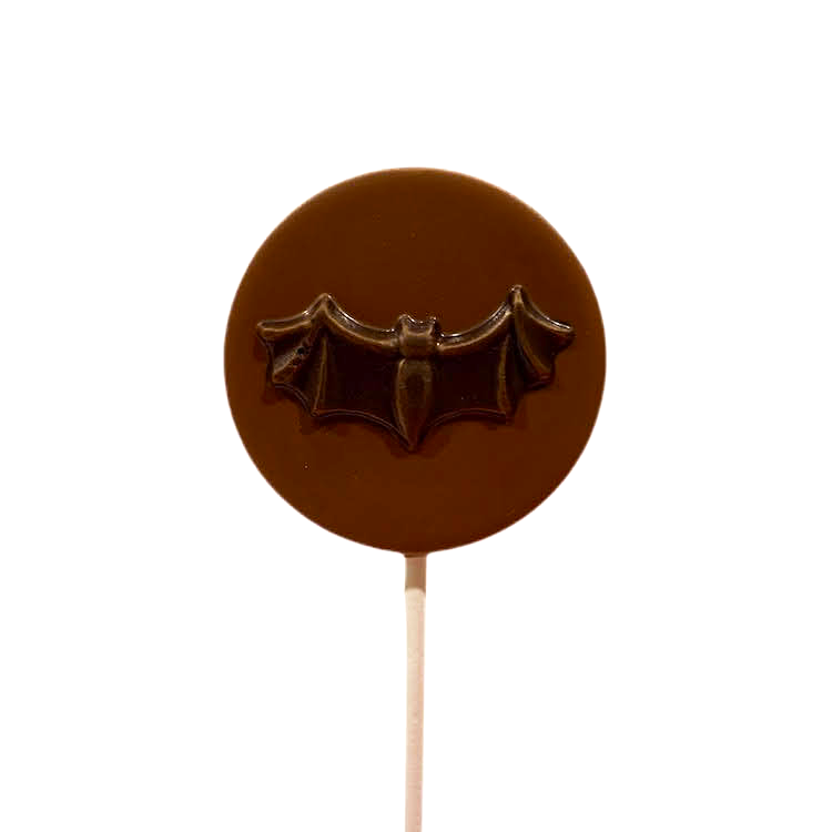 bat chocolate lollipop