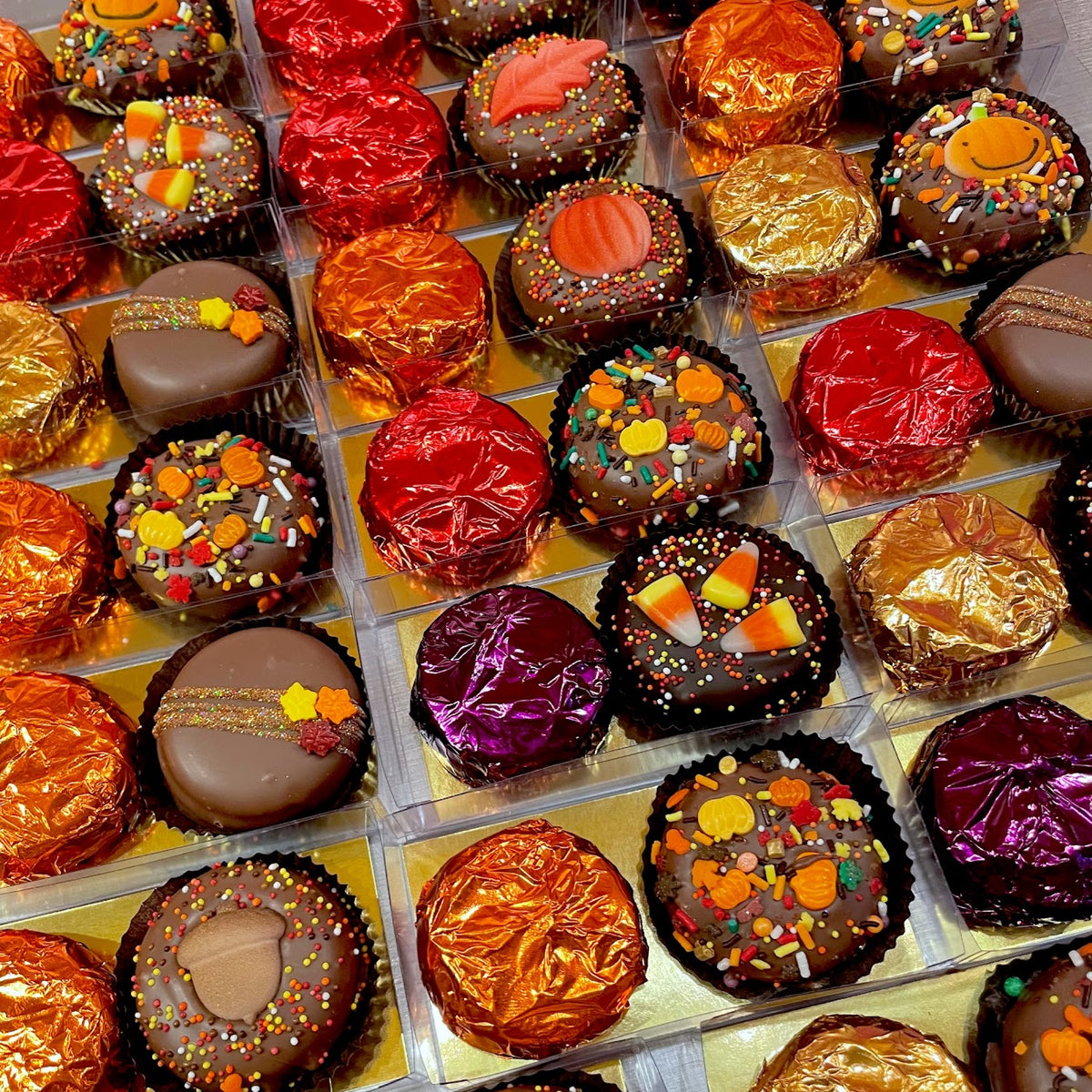 Fall Chocolate Dipped Oreos – Sweet Expressions