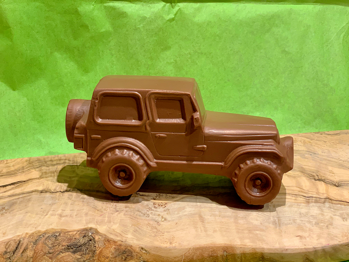 Chocolate Jeep Wrangler 3D Sweet Expressions
