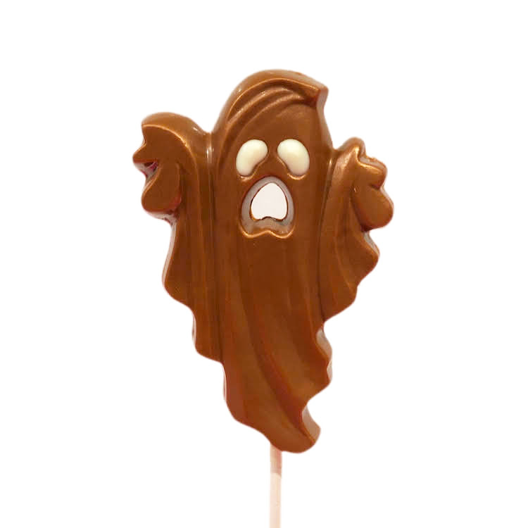 ghost chocolate lollipop