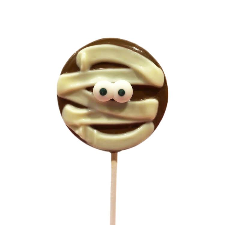 mummy head lollipop