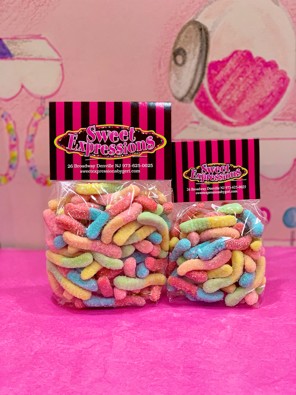 Gummies -Sour Worms – Sweet Expressions Gummies -Sour Worms – Sweet Expressions